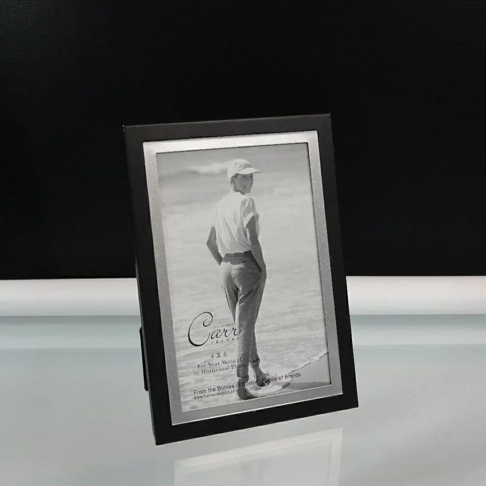 Carr Picture Frame Black Silver Color
